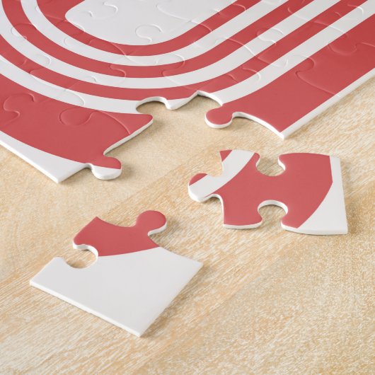 Retrostil-Muster im Mittelalter Print Puzzle (Seite)