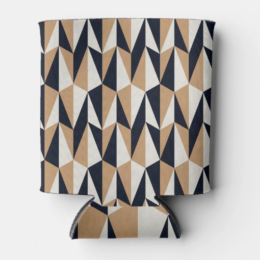 Retrostil: Nahtloses Vintages Muster Dosenkühler (Vorderseite)