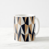 Retrostil: Nahtloses Vintages Muster Kaffeetasse (VorderseiteRechts)