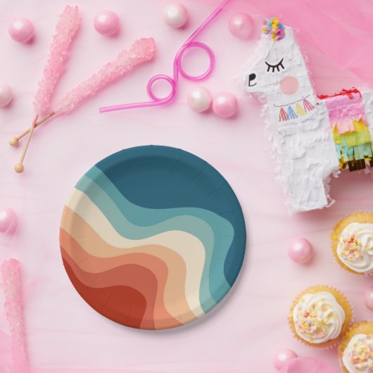 Retrostil Pappteller (Party)