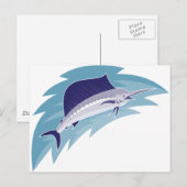 Retrostil Postkarte (Vorne/Hinten)