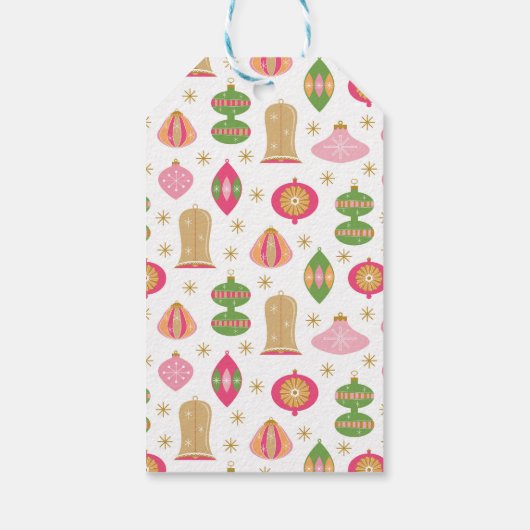 Retrostil - Rosa Geschenkanhänger (Rückseite)