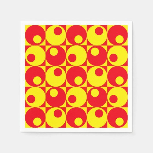 Retrostil Serviette (Vorderseite)