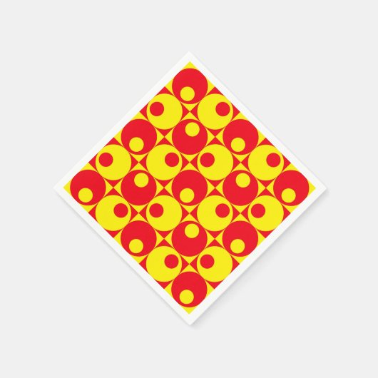 Retrostil Serviette (Ecke)