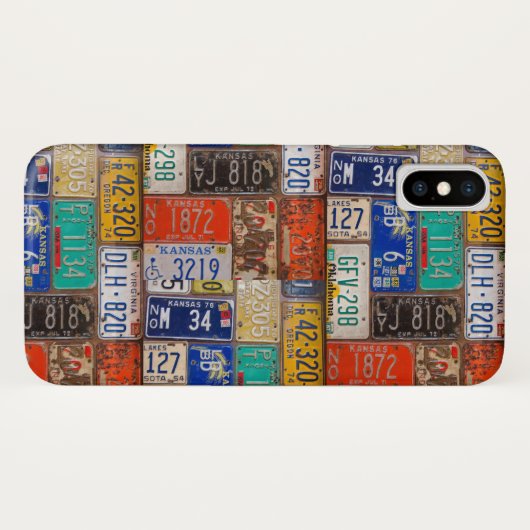 Retrostille Teller Case-Mate iPhone Hülle (Rückseite (Horizontal))