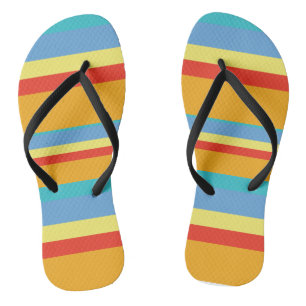 Retrostreifen Badesandalen