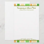 Retrostreifen Briefpapier (Vorne/Hinten)