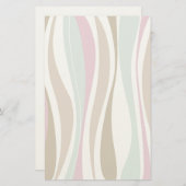 Retrostreifen Briefpapier (Vorne/Hinten)