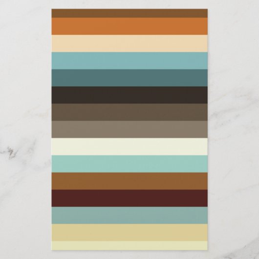 Retrostreifen Briefpapier (Vorderseite)