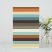 Retrostreifen Briefpapier (Stehend Vorderseite)