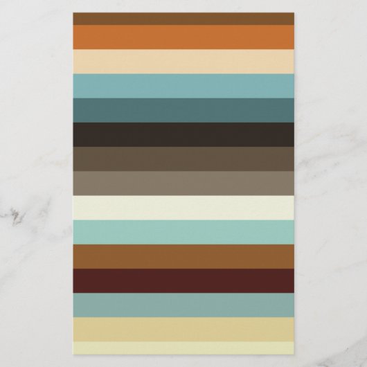 Retrostreifen Briefpapier (Vorderseite)