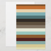 Retrostreifen Briefpapier (Vorne/Hinten)