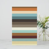 Retrostreifen Briefpapier (Stehend Vorderseite)