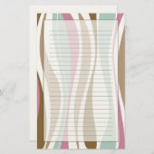 Retrostreifen Briefpapier (Vorne/Hinten)