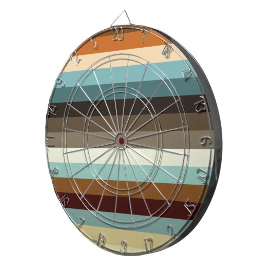 Retrostreifen Dartscheibe (Vorderseite rechts)