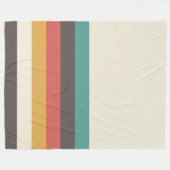 Retrostreifen Fleecedecke (Vorderseite (Horizontal))