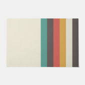 Retrostreifen Fußmatte (Vorderseite)