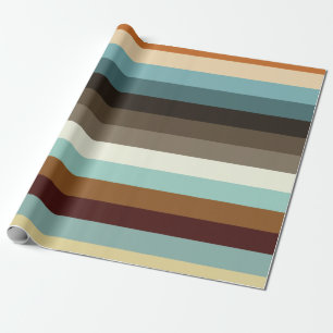 Retrostreifen Geschenkpapier
