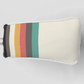 Retrostreifen Golf Headcover (Vorderseite)