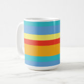 Retrostreifen Kaffeetasse (Vorderseite Links)