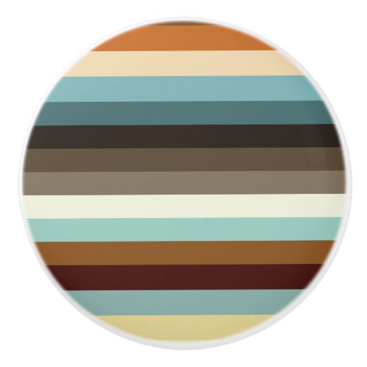 Retrostreifen Keramikknauf (Vorderseite)