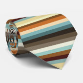 Retrostreifen Krawatte (Gerollt)