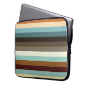Retrostreifen Laptopschutzhülle (Vorderseite Links)