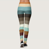 Retrostreifen Leggings (Rückseite)