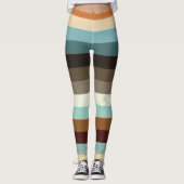 Retrostreifen Leggings (Vorderseite)