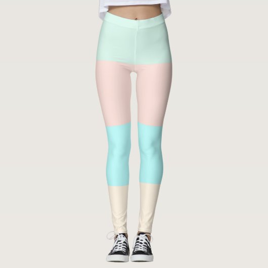Retrostreifen Leggings (Vorderseite)