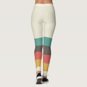 Retrostreifen Leggings (Rückseite)