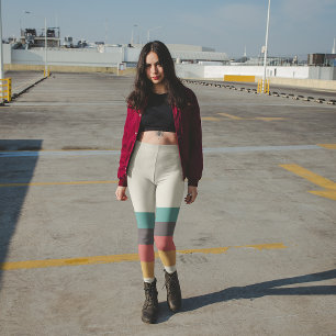 Retrostreifen Leggings