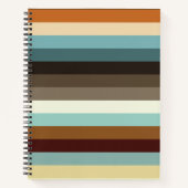 Retrostreifen Notizblock (Vorderseite)