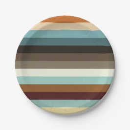 Retrostreifen Pappteller