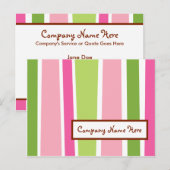 Retrostreifen Postkarte (Vorne/Hinten)