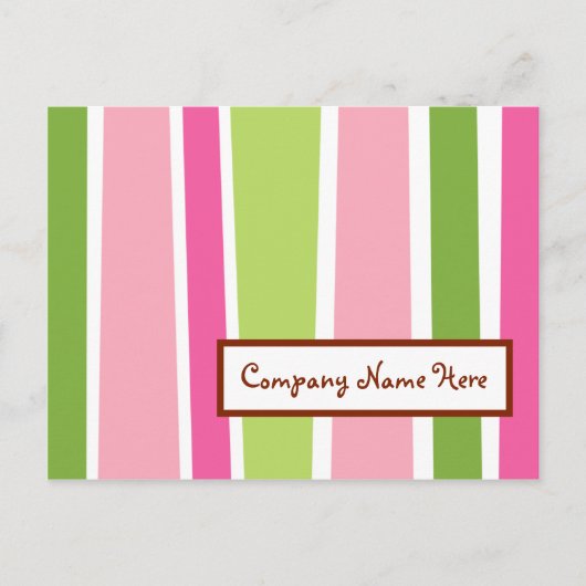 Retrostreifen Postkarte (Vorderseite)