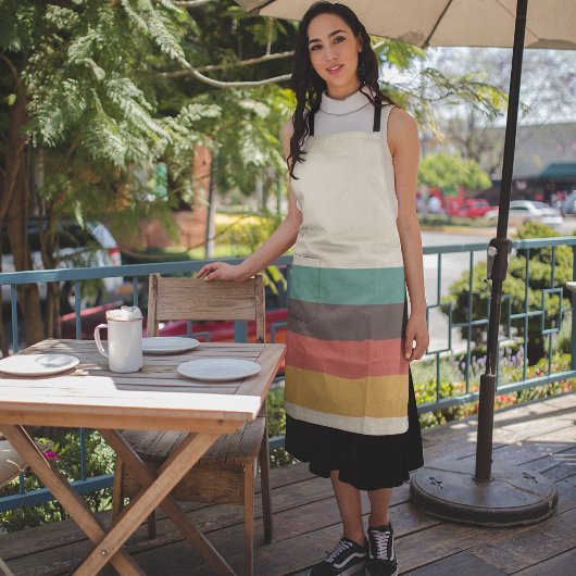 Retrostreifen Schürze