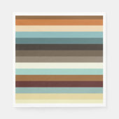 Retrostreifen Serviette (Vorderseite)