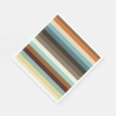 Retrostreifen Serviette (Ecke)