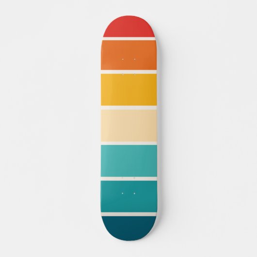 Retrostreifen Skateboard (Vorne)