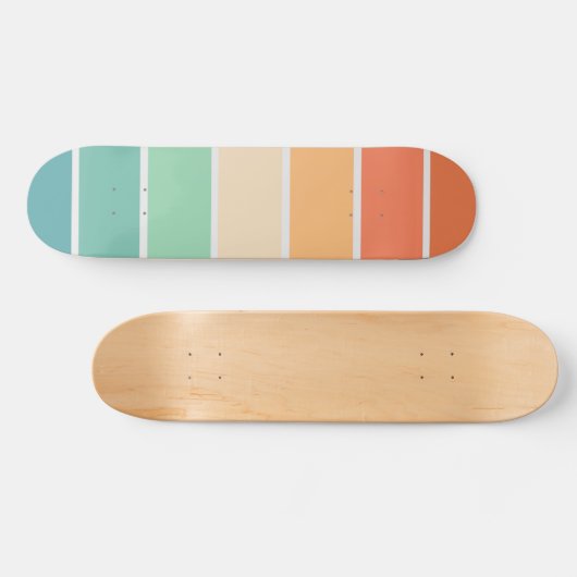 Retrostreifen Skateboard (Horizontal)