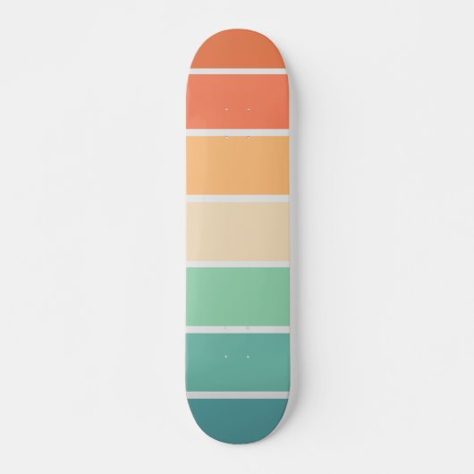 Retrostreifen Skateboard (Vorne)