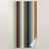 Retrostreifen Strandtuch (Vorderseite)