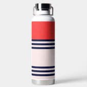 Retrostreifen Trinkflasche (Rückseite)