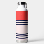 Retrostreifen Trinkflasche (Vorderseite)