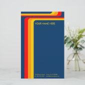 Retrostreifen : v.2 : briefpapier (Stehend Vorderseite)