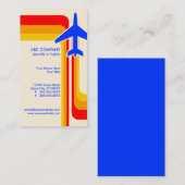 Retrostreifen Visitenkarte (Vorne/Hinten)