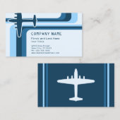 Retrostreifen Visitenkarte (Vorne/Hinten)