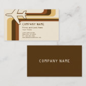 Retrostreifen Visitenkarte (Vorne/Hinten)