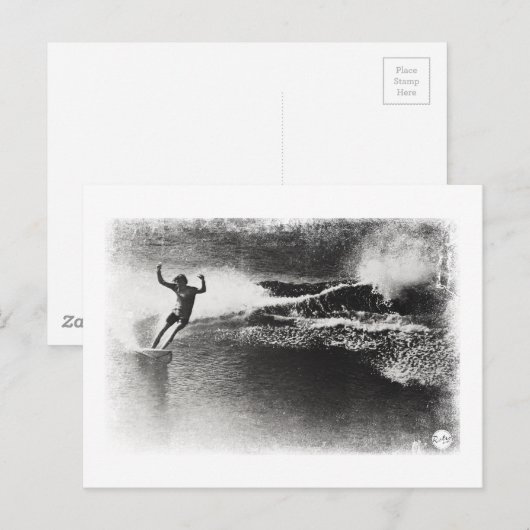 Retrosurfen Postkarte (Vorne/Hinten)